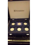 Blue Westminster coin case with amazing 6 silver bulion coins inside.(El... - £163.79 GBP