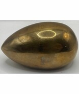Vintage Paperweight Solid Bronze Egg - $135.78 CAD