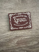 Vintage 1980 Hershey&#39;s Chocolate  Memories Recipes Mini Book Christmas Ornament - £15.97 GBP