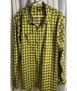 Men’s Bass Outdoor Shirt -Black/Yellow- Size XXL- EUC!! Snap Closure Lig... - £17.11 GBP