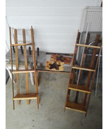 Handmade Display Stand,Vintage wooden slats ,3 to 4 shelves,made to order - $1,955.50 MXN