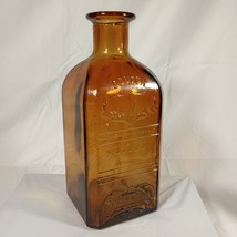 Vintage #3 Jackson Whiskey Scotch Amber Premium Glass Bottle Traditional 1920 V - £19.82 GBP