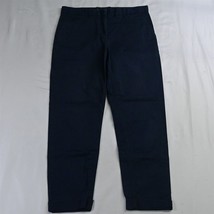 Khakis by Gap 4 Navy Blue Broken In Straight Casual Womens Chino Pants - £16.02 GBP
