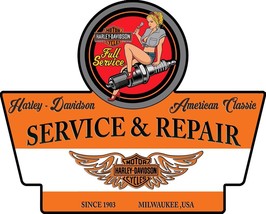 Harley-Davidson Service Laser Cut Metal Sign - $69.95