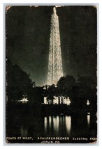Night View Schifferdecker Electric Park Tower Joplin MO UNP DB Postcard S18 - £14.94 GBP