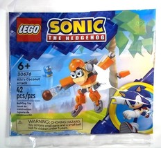 Lego 30676 polypack Sonic the Hedgehog Kiki&#39;s Coconut Attack 42 pcs NEW - £7.38 GBP