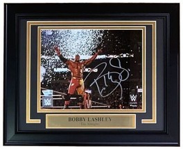 Bobby Lashley Signé Encadré 8x10 Wwe Photo Fanatiques - £84.29 GBP
