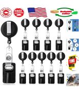 Professional 5 pcs Retractable Pen Holders - 24&quot; Lanyard Clip for Easy A... - $315.55 MXN