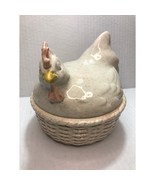 Ceramic Chicken on Nest Fitz and Floyd. 5x5 - £39.44 GBP