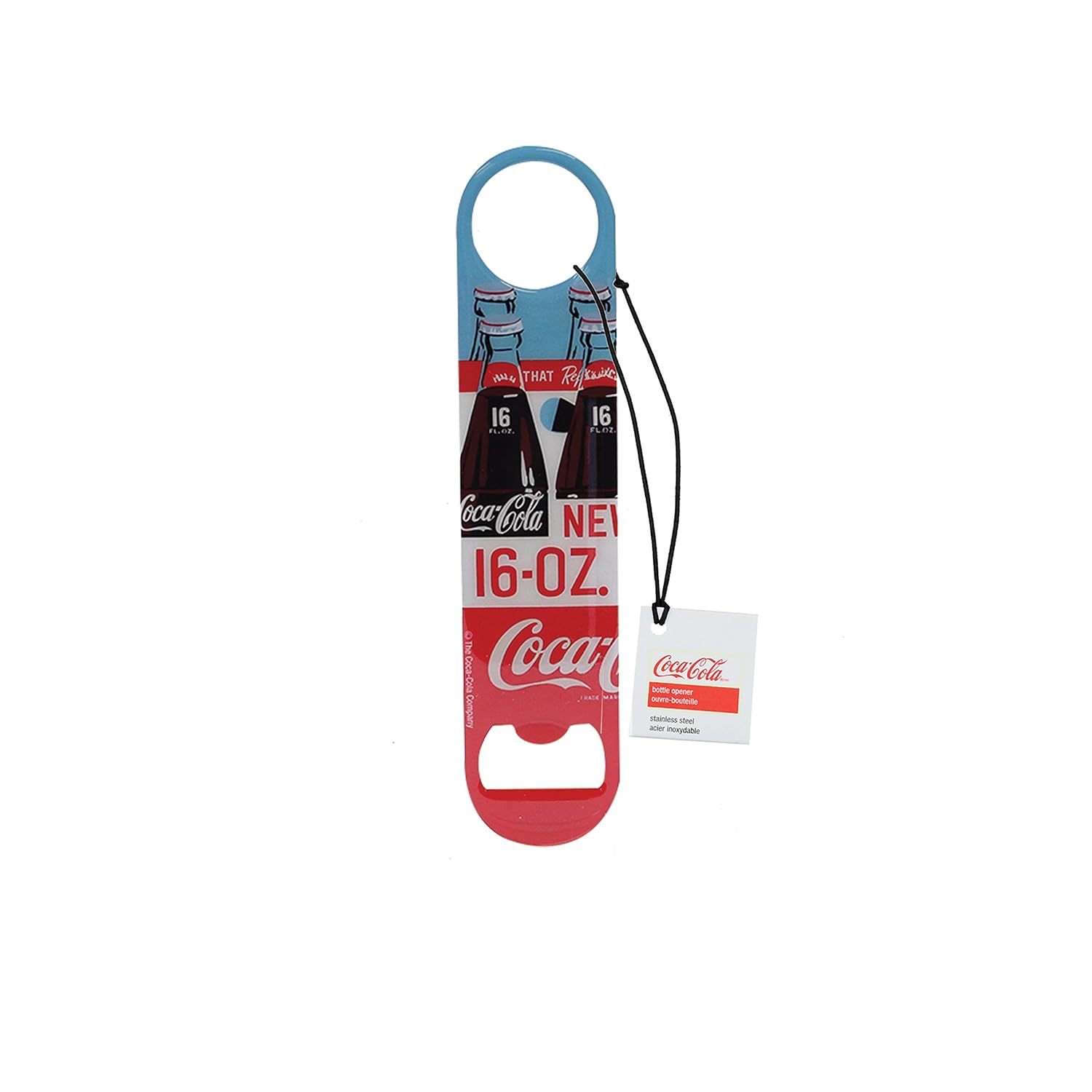 TableCraft's Coca-Cola Flat Metal Bottle Opener, Graphic, Red - $33.99