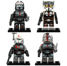 Star Wars Clone Force 99 (The Bad Batch) Crosshair Tech Wrecker 4 Minifigure Lot - £8.70 GBP