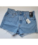 Levi&#39;s Premium 501 Denim Shorts Women&#39;s Size 31 Light Wash New with Tags - £22.74 GBP