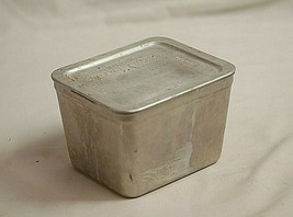 Old Vintage 1950s Bernardin Speed E Freeze Silver Aluminum Tin Retro MCM... - $14.84