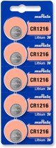 Murata CR1216 Battery DL1216 ECR1216 3V Lithium Coin Cell (5 Batteries) - £13.58 GBP