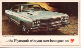 1968 GTX 2dr Hardtop Plymouth postcard 2A - £7.44 GBP