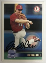 David Bell Signed Autographed 1996 Topps Baseball Card - St. Louis Cardinals - $10.50