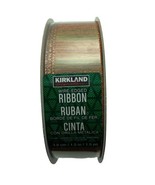 Kirkland Signature Wire Edged Fall Variegated Sheer Ribbon 50 yards x 1.... - $19.32