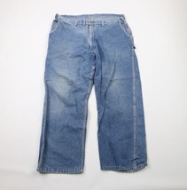 Vtg 60s OshKosh B&#39;Gosh Mens 38x28 Union Made Sanforized Cotton Denim Jeans USA - £96.16 GBP