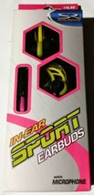 Solaray In Ear Sport Earbuds W/ Microphone Stereo Handfree YELLOW/PINK C... - $2.94