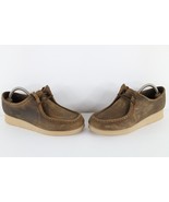 Vintage Y2K Clarks Womens 10 Distressed Chunky Leather Wallabee Moccasin... - $136.48 CAD