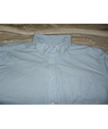 NICE Mens XL OLD NAVY Blue Button Down Oxford SHIRT L/S Built In FLEX - £24.22 GBP