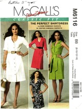 Misses&#39; DRESSES 2010 McCall&#39;s Pattern 6116 Sizes 8-10-12 - £9.59 GBP