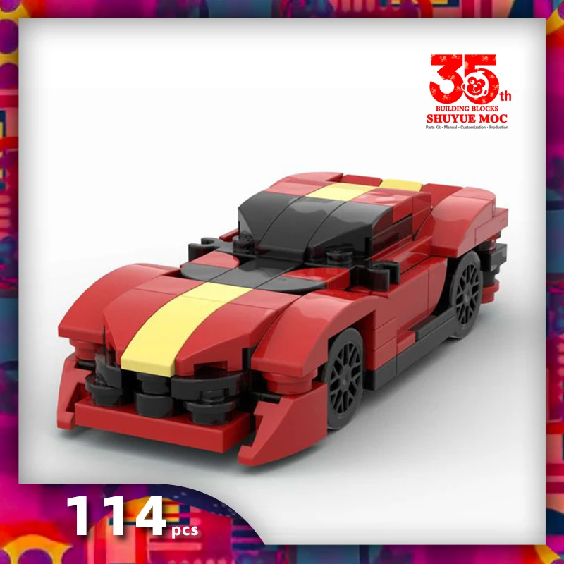 rally car block vintage car building blocks speed champions blocks classic car - £20.57 GBP