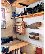 Industrial First Aid Cabinet | Vintage Military Ammo Box | Rustic Wall M... - $1,660.66 MXN