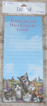 LEANIN TREE Cats Selfie-Don&#39;t Forget the Catnip~Magnetic List NotePad~#6... - $8.71