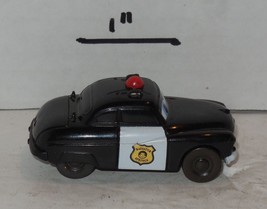 Disney Pixar Cars Radiator Springs Police Car Plastic Toy Kellogg 2006 Black - £7.78 GBP