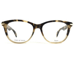 Rag &amp; Bone Eyeglasses Frames RNB3014 C9B Brown Tortoise Round Cat Eye 49-16-140 - £72.15 GBP