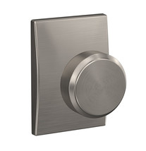 Schlage Bowery Knob with Century Rose Passage and Privacy Lock, Satin Ni... - £35.59 GBP