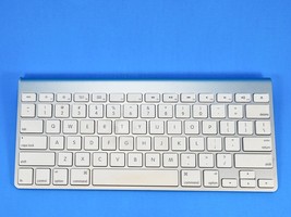 Apple Aluminum Wireless Bluetooth Keyboard Model A1314 - Tested, Works - £19.68 GBP