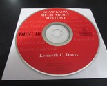 Don&#39;t Know Much About History by Kenneth C. Davis (2003, CD Audio) - Dis... - £4.90 GBP