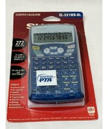 Sharp EL-531WB-BL Translucent Blue Scientific Calculator - $36.26