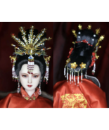 1:6 Chinese Doll Headwear+Earring Only for 1/6 Scale Doll / Art / Decora... - $109.48