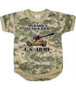 3T Toddler Infant One Piece US ARMY SOLDIER Camo Shower Gift Rothco 67056 - £9.47 GBP