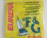 Vintage 2001 New Genuine Eureka Style F&amp;G 3 Disposable Dust Bags 52320A ... - $5.81