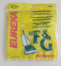 Vintage 2001 New Genuine Eureka Style F&amp;G 3 Disposable Dust Bags 52320A Sealed - £4.56 GBP