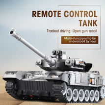 RC Tank War Battle United States M1 Leopard 2 Remote Control Electronic Toy Car  - £37.86 GBP+