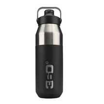 360 Degrees Insulated Wide Mouth Bottle w/ Sip Cap - 750mL Black - £42.49 GBP