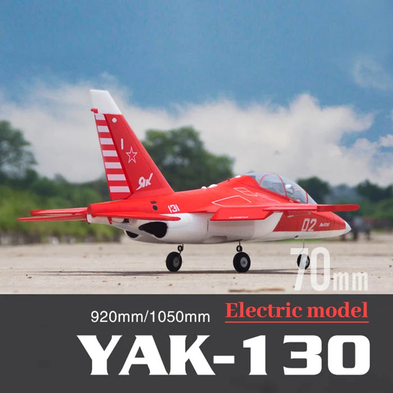 Freewing 70mm Ducted Fan Yak-130 Simulation Model Red EDF RC Jet Airplane Hobby - £309.39 GBP+