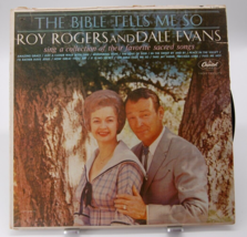 Roy Rogers Dale Evans The Bible Tells Me So Country Gospel Vinyl LP Record - £4.14 GBP