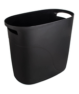 Plastic Small Trash Can Slim Waste Basket with Handles 3.2 Gallon Narrow... - £11.70 GBP