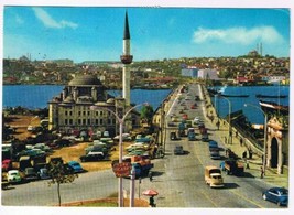 Turkey Postcard Istanbul Mosque Of Sokullu Ataturk Bridge - $4.94