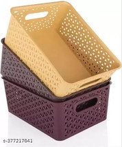 Storage Box For All Use Storage Basket For Multipurpose Use (Set of 3 - £17.86 GBP