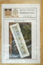NOS Cross Stitch Little House Needleworks Chart 169 Winter ABC Sampler P... - $9.89