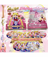 Sailor Moon DVD Anime Complete Collection Box Set TV Series &amp; Movies Eng... - $105.96 CAD