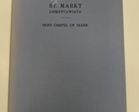 St Markt Lomatuawiata Hopi Gospel of Mark Pamphlet Undated Far Corners W... - $24.74