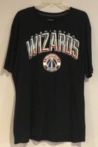 UNK NBA Men&#39;s Black Washington Wizards Basketball SS Graphic T-Shirt, Size XXL - £11.67 GBP